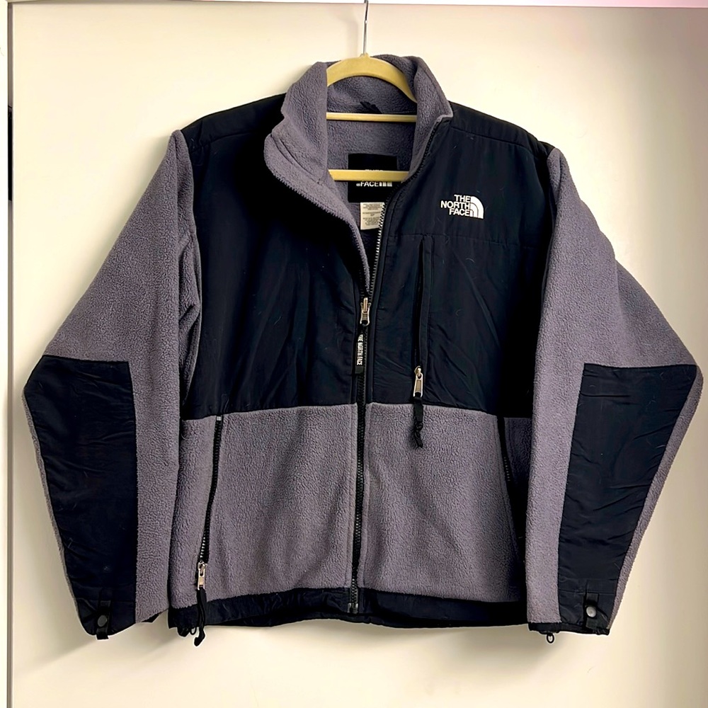 Purple/grey small North Face fleece